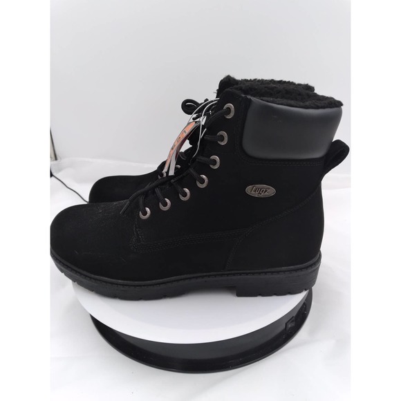 MENS FAUX SUEDE FLEECE LINED WINTER WORK BOOTS size 11 - Picture 3 of 5